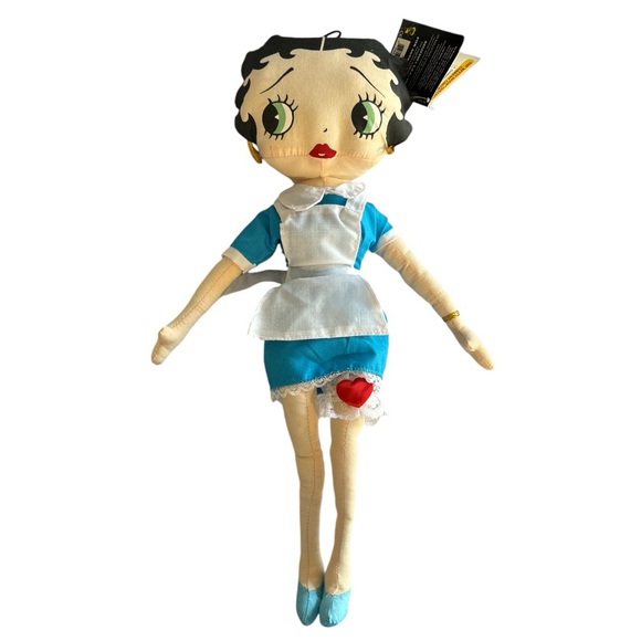 New Betty Boop Vintage KellyToy Classic Waitress Doll - Picture 10 of 11